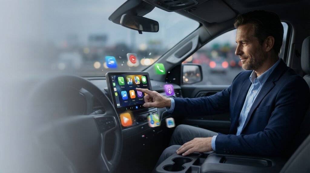 Carpuride Navigation in Real Driving Conditions